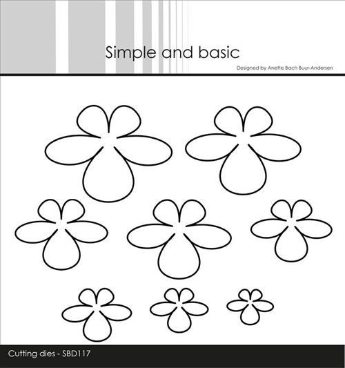  Simple and basic die Sweet flowers 5,5x4,2cm